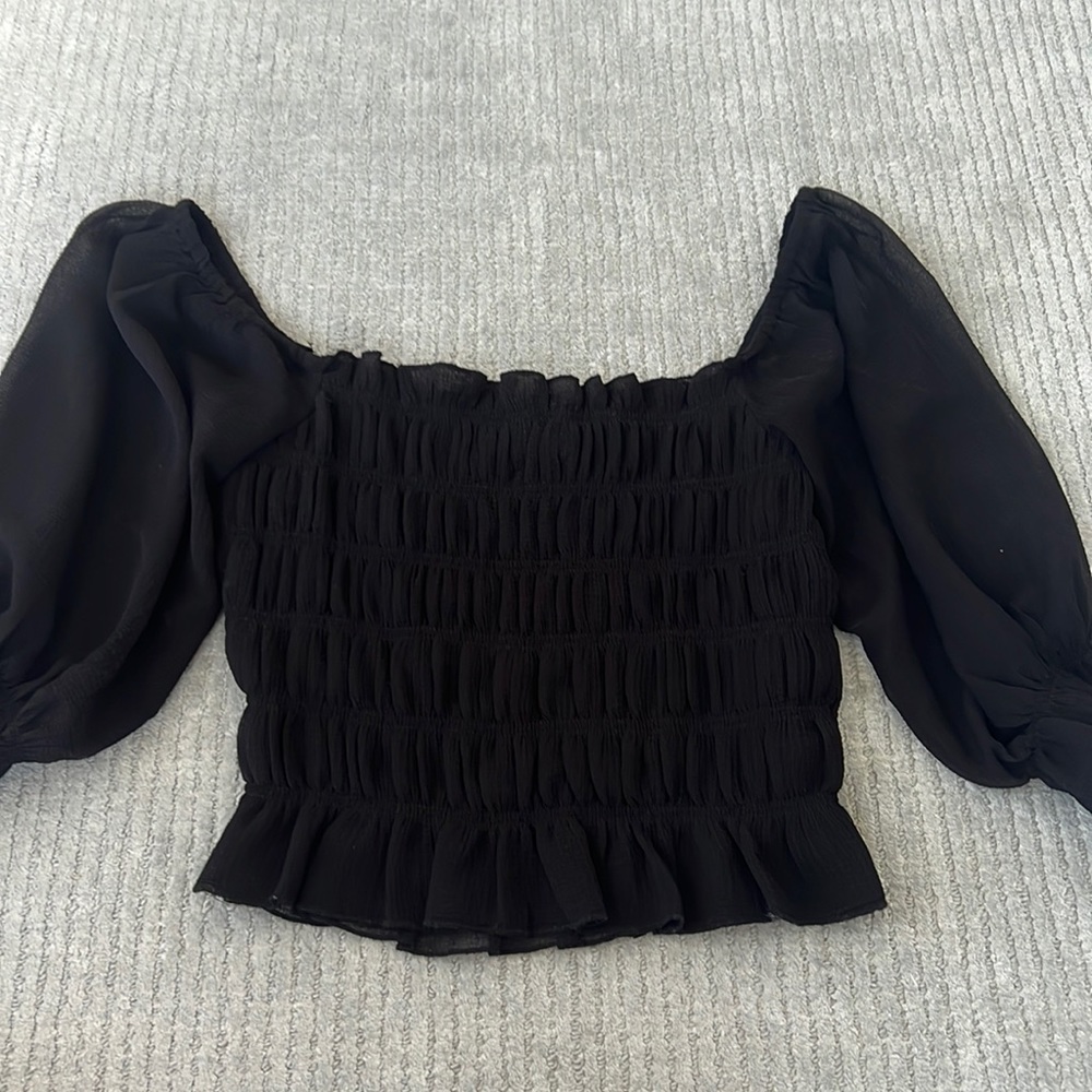 Urban Outfiters Smocked Blouse